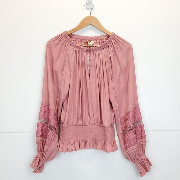 Ramy Brook Off the Shoulder Keely Top in Flirt - Picture 7 of 12